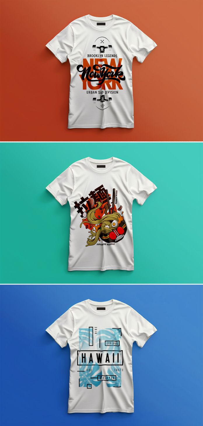 A T-Shirt Mockup Generated with A! by Grkic Creative