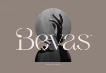 Bevas Typeface by vuuuds
