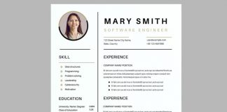 A Clean but Outstanding Resume Template for Adobe InDesign
