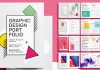 A Fun and Colorful Graphic Design Portfolio Template for Adobe InDesign
