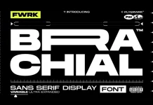 Brachial Font by FLYERWRK