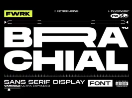 Brachial Font by FLYERWRK