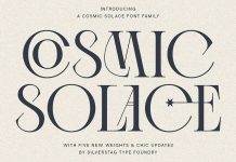 Cosmic Solace Font by SilverStag Type Foundry