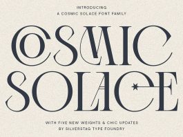 Cosmic Solace Font by SilverStag Type Foundry