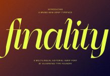 Finality Font by SilverStag Type Foundry