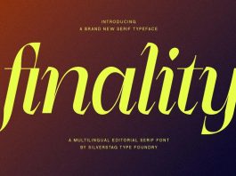 Finality Font by SilverStag Type Foundry