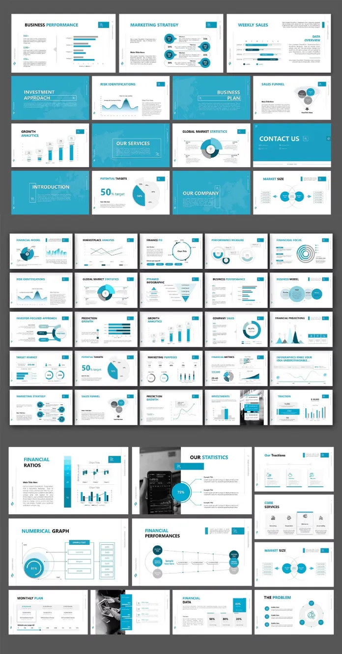 Finance and Business PowerPoint Template by Artemis-products