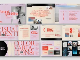 Brand Guideline Magazine Template for Adobe InDesign by BrandPacks