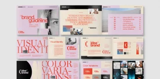 Brand Guideline Magazine Template for Adobe InDesign by BrandPacks