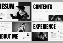Digital CV/Resume Presentation Template for Adobe InDesign by PixWork
