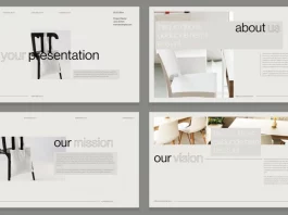 Minimalist Adobe InDesign Template by Wavebreak Media for Interactive Product Presentations