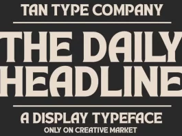 TAN Headline Font by TanType