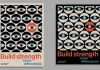 Postmodern Minimalist Poster Design Template with Geometric Eye Pattern