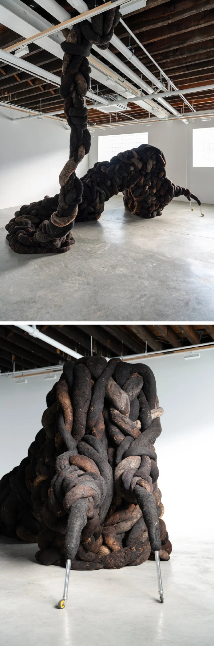 Fabric of Undoing - Nicola Turner’s site-responsive installation at CARVALHO PARK
