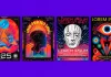 Psychedelic Poster Template With Generated AI by Adobe Stock contributor Rawpixel