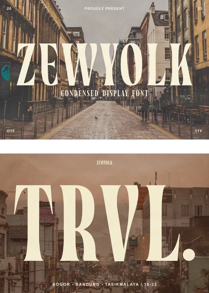 Zewyolk Font by Glyphofik x Krafta