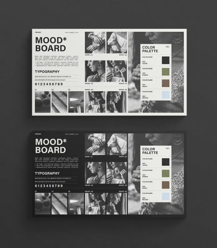 Adobe InDesign Moodboard Presentation Template by RedGiant