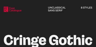 Cringe Gothic Font Family by Font Catalogue