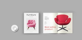 Furniture Catalog Template: Your Key to Standout Brand Presentation Furniture Catalog Template by Bourjart for Adobe InDesign