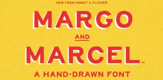 Margo and Marcel Font by Komet & Flicker