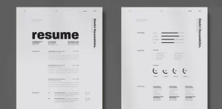 The Most Minimalist Adobe Illustrator Resume Template: Why Less is More in Design Careers The super-minimalist Adobe Illustrator resume template by Wavebreak Media for graphic designers.