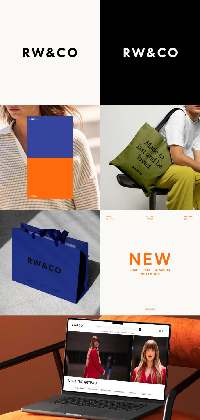 RW&CO. collaborates with Dalziel & Pow to launch a new brand platform and visual identity.
