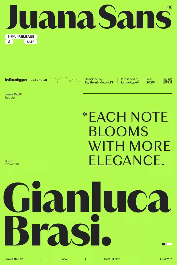 Juana Sans Font Family by Latinotype