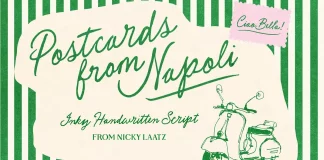 Postcards from Napoli Font Family by Nicky Laatz Postcards from Napoli Font Family by Nicky Laatz