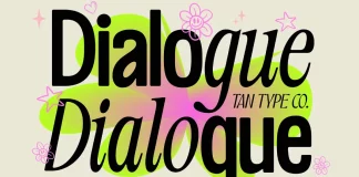TAN Dialogue Font Duo by TanType TAN DIALOGUE Font Duo by TanType