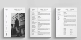 Resume Layout Strategy: Why This Minimalist InDesign Template Is Not Your Ordinary CV Minimalist Resum/CV and Cover Letter Template Design with Photo Space by RedGiant for Adobe InDesign