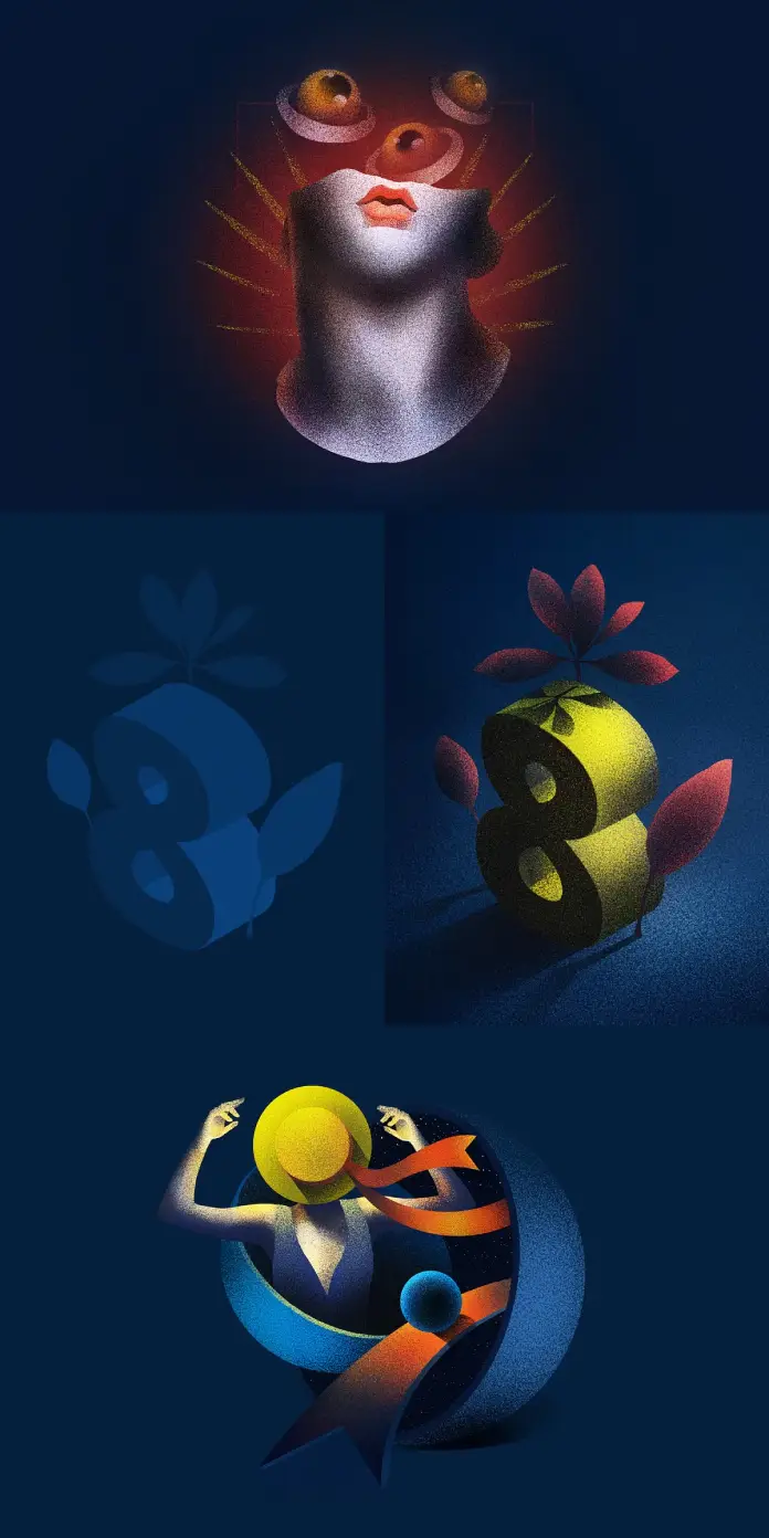 Pixelbuddha's Misterio Shader Brushes for Adobe Photoshop, Adobe Illustrator, Affinity Designer, and Procreate