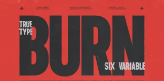TRT Burn Font Family by TrueType: A Condensed Sans-Serif Typeface TRT Burn font family by truetype
