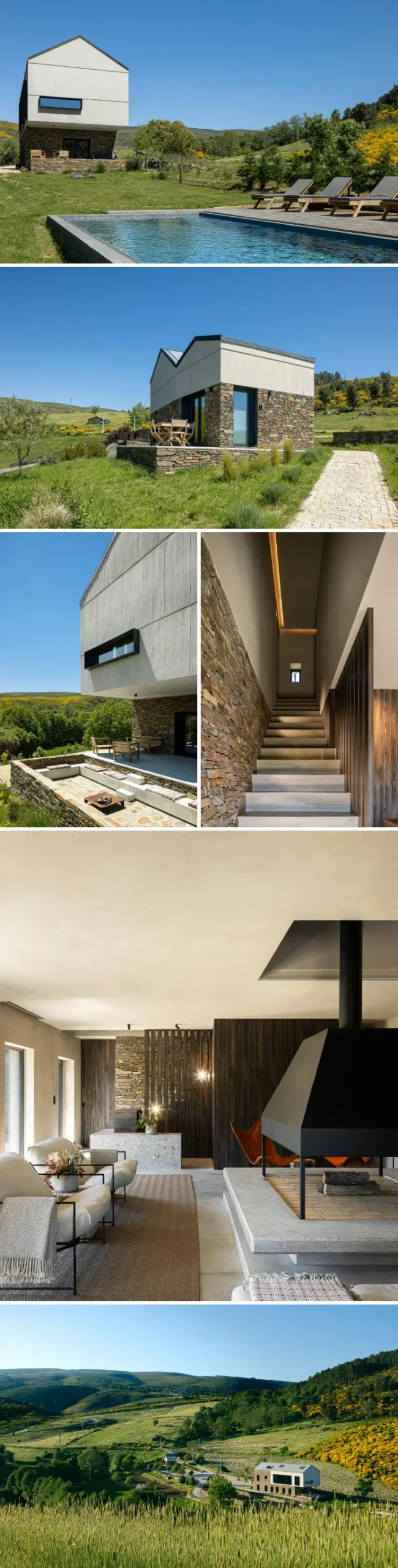 TerraSense Mountain Charm Retreat, a rural hotel by Atelier DRK, in Videmonte, Serra da Estrela, photographed by Ivo Tavares