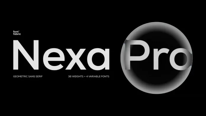 Nexa Pro font family by Fontfabric
