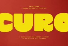 SLTF Curo Font: A Bold, Heavy Display Typeface by SilverStag Type Foundry SLTF Curo Font: A Heavy Display Typeface by SilverStag Type Foundry.