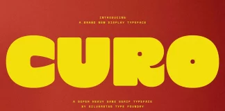 SLTF Curo Font: A Bold, Heavy Display Typeface by SilverStag Type Foundry SLTF Curo Font: A Heavy Display Typeface by SilverStag Type Foundry.