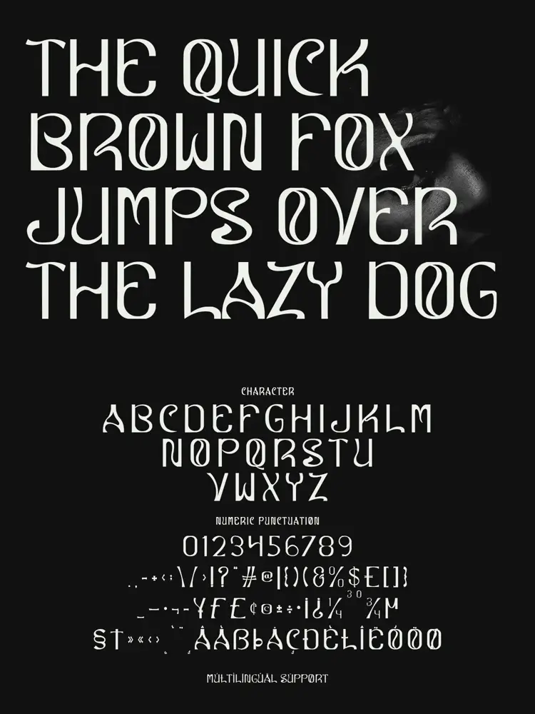 Sunomresub Modern Medieval Blackletter Gothic Font by Maulana Creative.