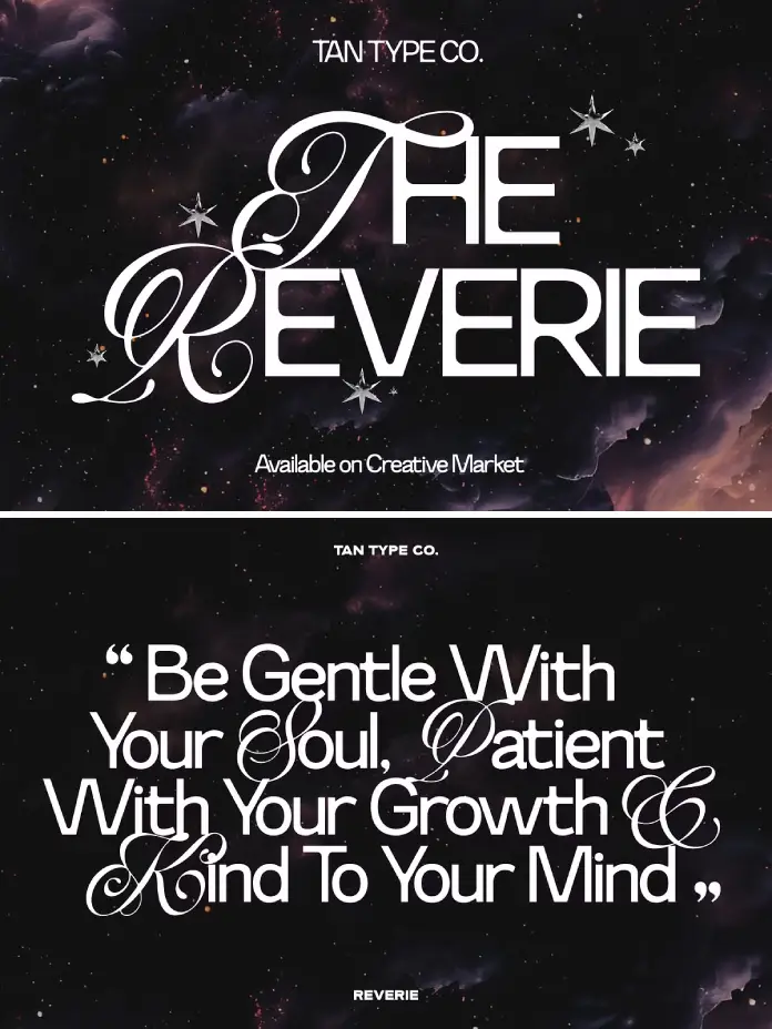 TAN The Reverie font by TanType