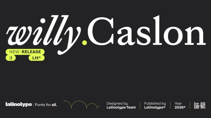 Willy Caslon Font Family by Latinotype
