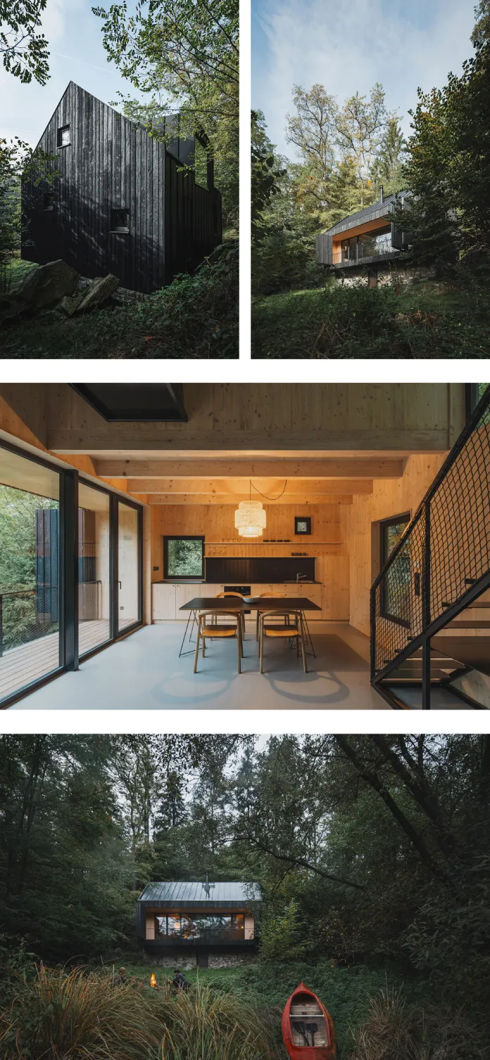 A cabin in the woods by Mimosa Architects