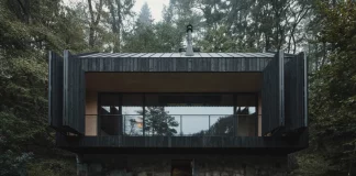 A cabin in the woods by Mimosa Architects