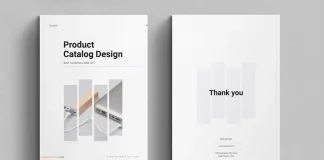 Product Catalog Template for Adobe InDesign That Makes Your Brand Look Effortlessly Professional Download this Adobe InDesign product catalog template in US Letter and A4, designed by E-Type.