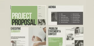 A Project Proposal Presentation Layout by E-Type: This InDesign Template Gets It Right Download this customizable project proposal presentation layout for Adobe InDesign, designed by E-Type.