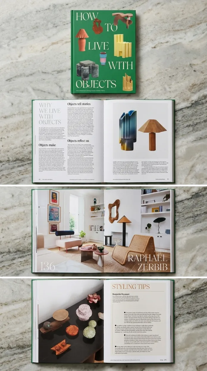 How to Live with Objects: A Guide to More Meaningful Interiors, a book written by Monica Khemsurov and Jill Singer, and published by Clarkson Potter.