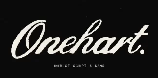 Onehart Script and Sans Font Duo by The Branded Quotes