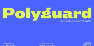 Polyguard Font Family by W Type Foundry Polyguard Font Family W Type Foundry