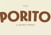 Porito Font Family by Nasir Udin Porito Font Family by Nasir Udin.