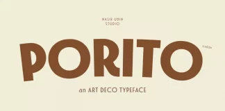 Porito Font Family by Nasir Udin.