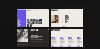 A Resume and Portfolio Presentation Layout for Adobe InDesign That Commands Attention Resume and Portfolio Presentation Layout for Adobe InDesign by E-Type.