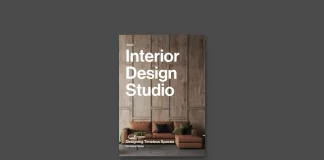 Interior Design Portfolio Brochure Template: 26-Page InDesign Layout Built for Studio Pitches A customizable A4 interior design portfolio brochure template for Adobe InDesign by graphic designer Tom Sarraipo.